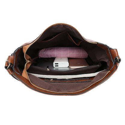 Ersilia™ - Elegant leather bag with large capacity