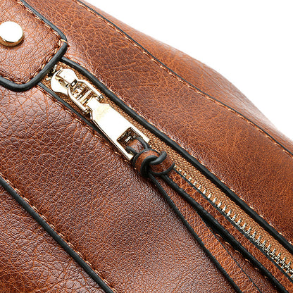 Ersilia™ - Elegant leather bag with large capacity