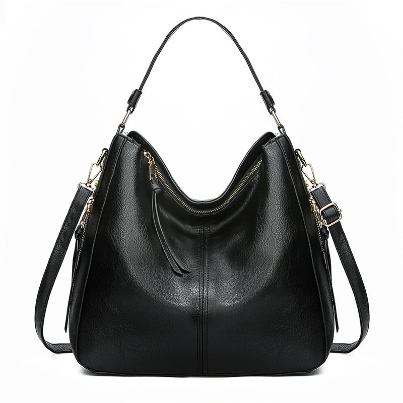 Ersilia™ - Elegant leather bag with large capacity