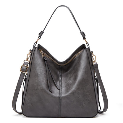 Ersilia™ - Elegant leather bag with large capacity