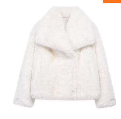 Anaballa Faux Fur Coat