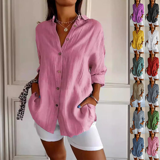 Sasha™ - Elegant shirt with pleated style