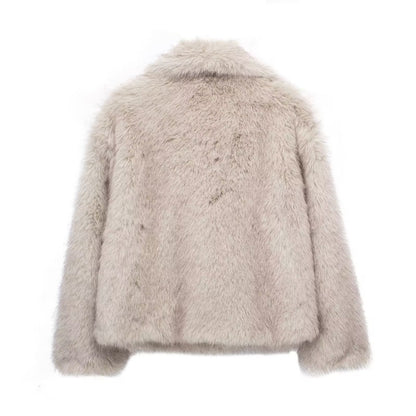 Anaballa Faux Fur Coat