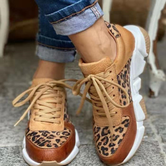 HELENE - COMFORTABLE LEOPARD SHOES