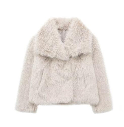 Anaballa Faux Fur Coat